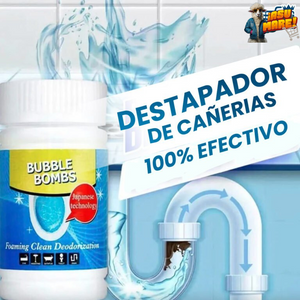 BUBBLE BUM™ POTENTE DESTAPADOR  DE CAÑERIAS